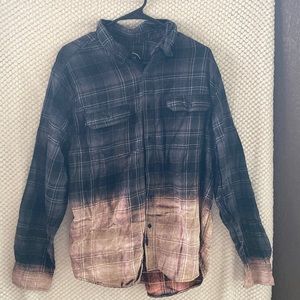 Ombré Bleached Flannel